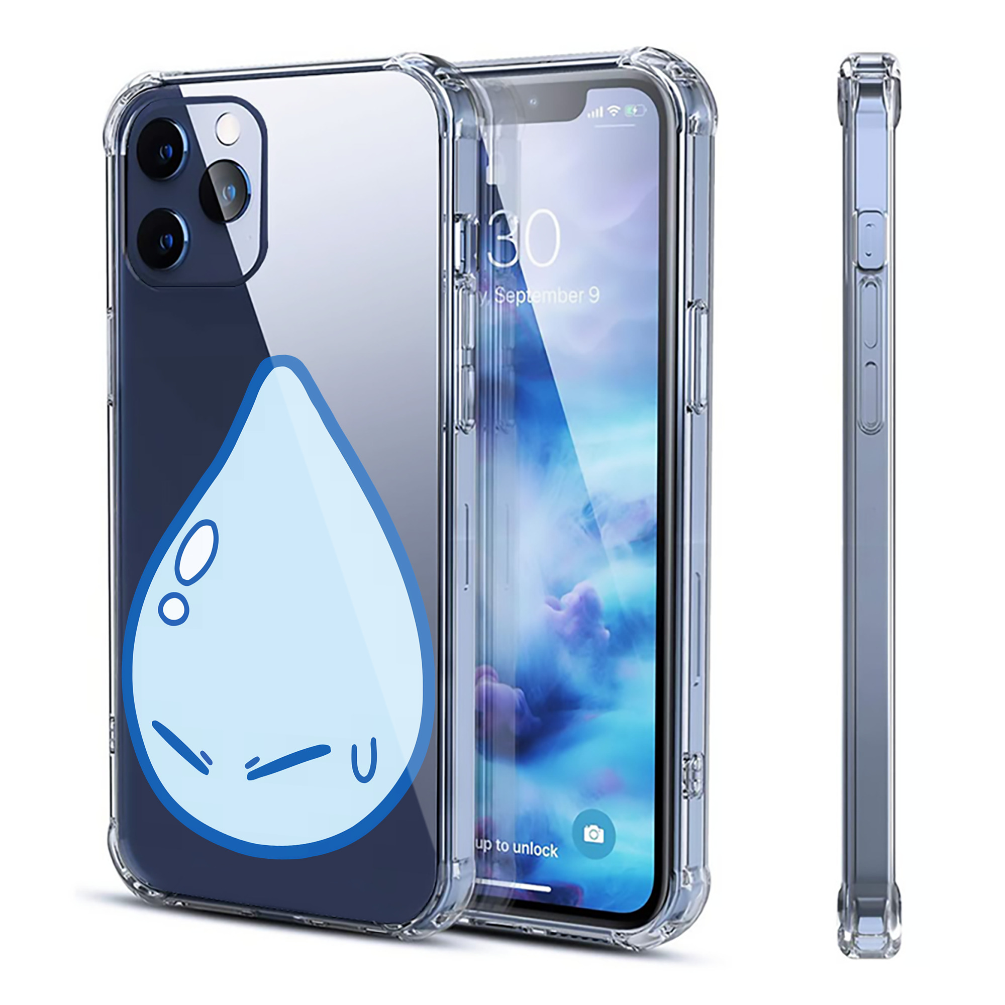 （画像用） 転スラ Regarding Reincarnated to Slime 【iPhone 12シリーズ対応】透明スマホケース（クリアソフトケース）